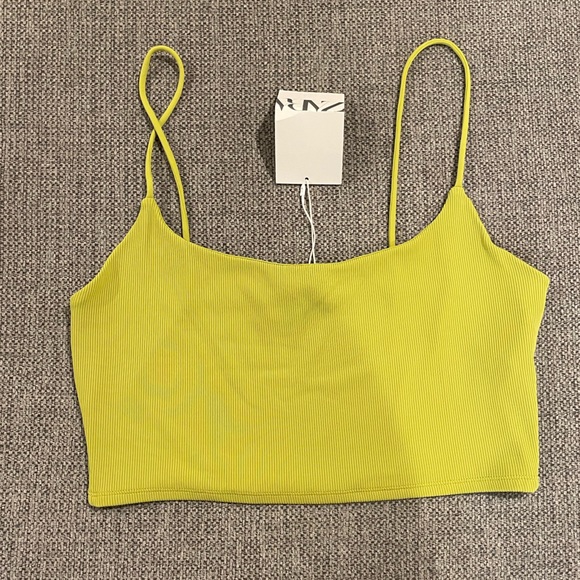 Zara Tops Zara Ribbed Crop Top Poshmark